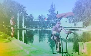 SIDI BEL ABBES 511  LEGION ETRANGERE  PISCINE
